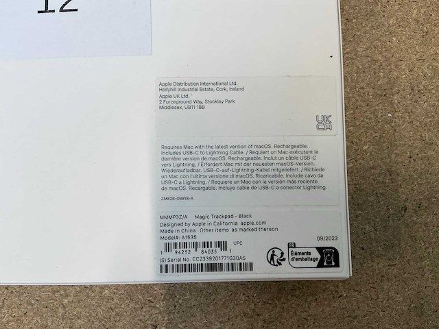Apple magic trackpad - afbeelding 3 van  3