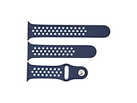 Apple nike sport band sportieve horlogeband 41 mm midnight navy / mystic navy - afbeelding 2 van  2