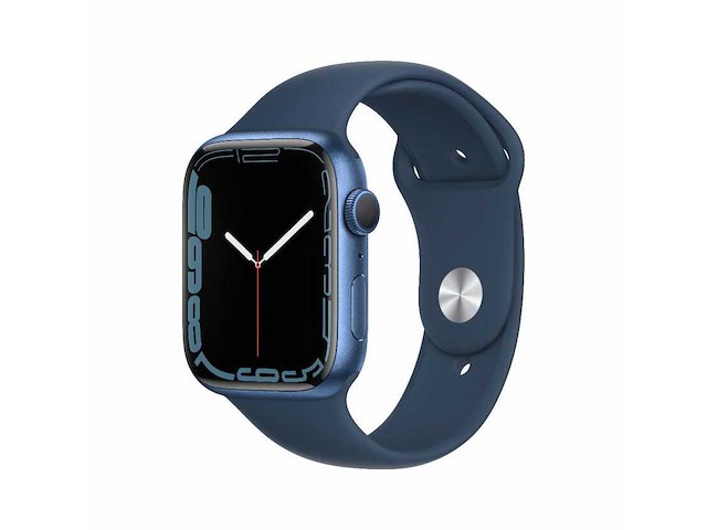 Apple series 7 midnight aluminium case midnight sport band 45mm smartwatch - afbeelding 9 van  9