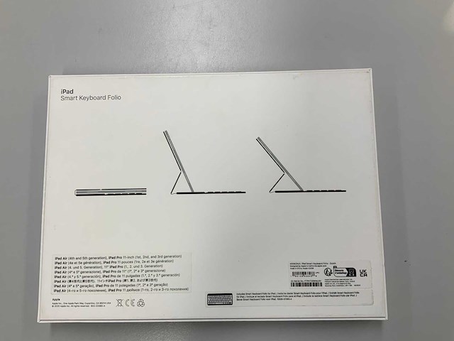 Apple smart qwerty nl keyboard folio voor ipad pro 11-inch (1e, 2e en 3e generatie) ipad air (4e en 5e generatie) - afbeelding 2 van  2