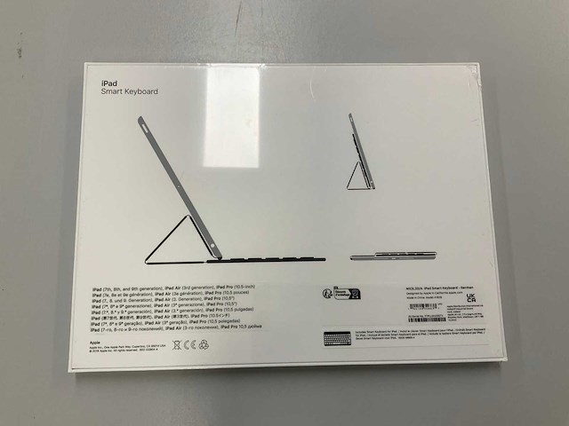 Apple smart qwertz duits keyboard voor ipad(7e, 8e en 9e generatie), ipad air(3e generatie), ipad pro 10.5-inch - afbeelding 2 van  2