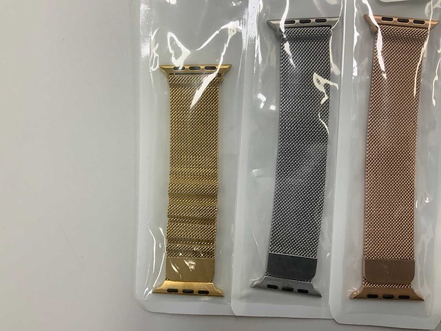 Apple watch armbandjes goud, zilver & bronze (4x) - afbeelding 2 van  3