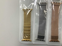 Apple watch armbandjes goud, zilver & bronze (4x) - afbeelding 2 van  3