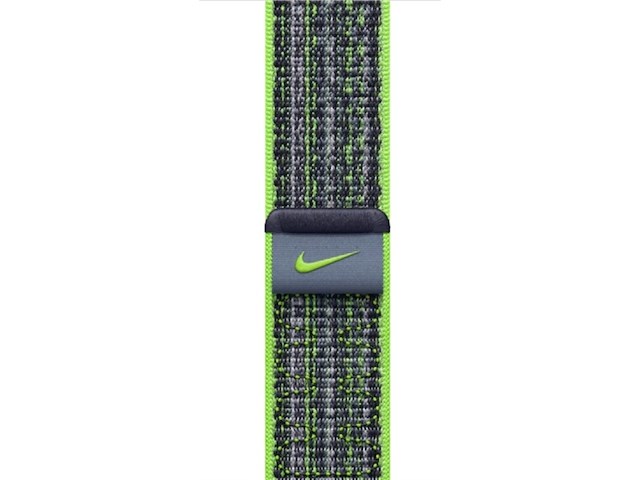 Apple watch nike sportbandje groen blauw - afbeelding 1 van  1