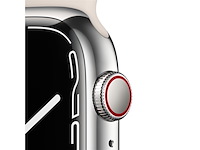 Apple watch series 7 oled 45 mm 4g zilver gps - afbeelding 3 van  3