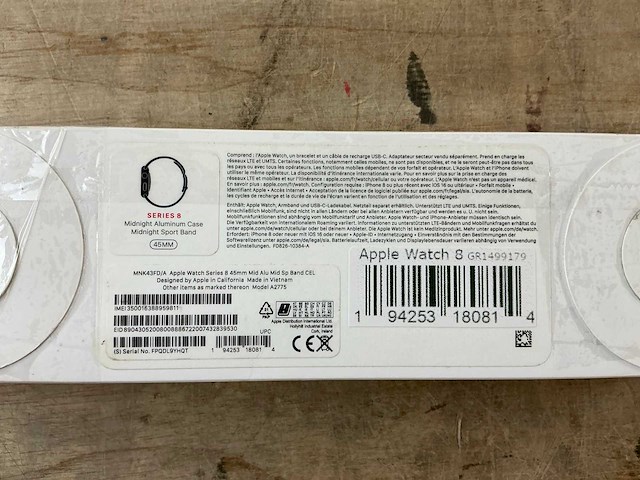 Apple watch series 8 45mm smart watch - afbeelding 6 van  6