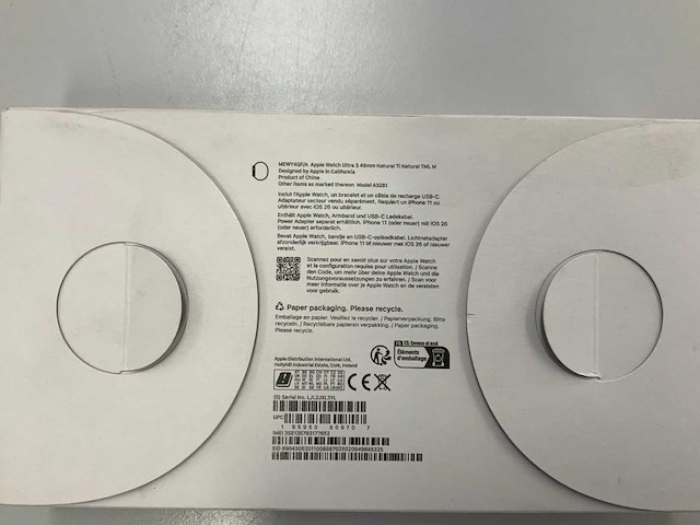 Apple watch ultra 3 49mm natural titanium - afbeelding 4 van  4