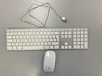 Apple wired magic qwerty(nederlands) keyboard with numeric keypad + magic mouse