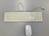 Apple wired magic qwerty(usa) keyboard with numeric keypad + magic mouse