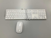 Apple wired magic qwertz keyboard with numeric keypad & magic mouse - afbeelding 1 van  2