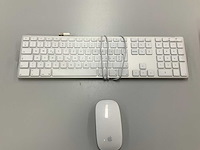 Apple wired magic qwertz keyboard with numeric keypad & magic mouse - afbeelding 1 van  2