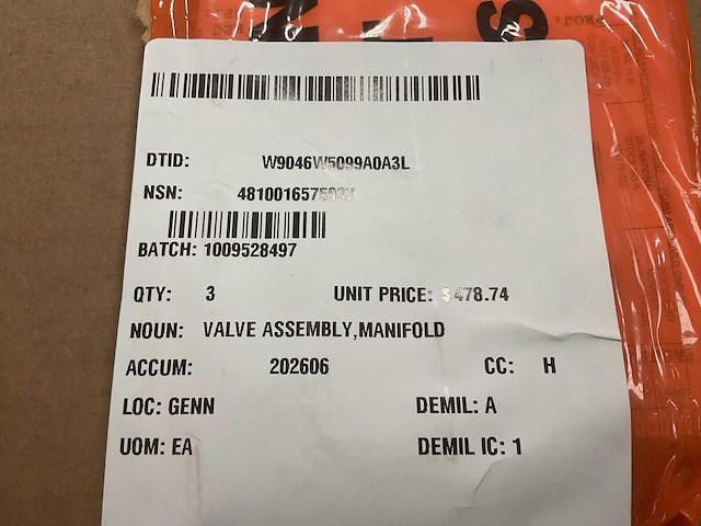 Applied resources corporation manifold valve assembly - afbeelding 5 van  5