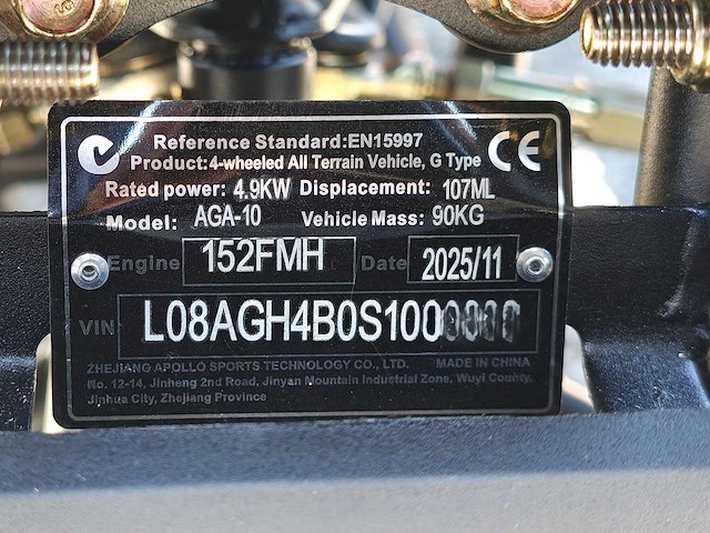 Appollo - commander 110 - quad - afbeelding 14 van  17