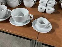 Aps espresso- en cappuccinokoppen met schotels - afbeelding 3 van  5