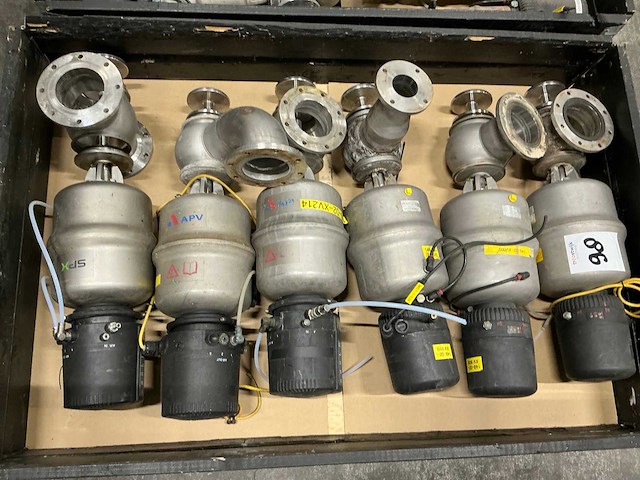 Apv en spx sw43-80fs-cu31 pneumatische afsluiter (6x) - afbeelding 3 van  9