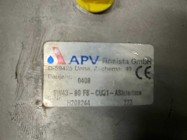 Apv en spx sw43-80fs-cu31 pneumatische afsluiter (6x) - afbeelding 9 van  9