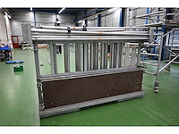 Apw aluminium rolsteiger - 11 meter werkhoogte - met gegalvaniseerde opslagbok - afbeelding 4 van  9