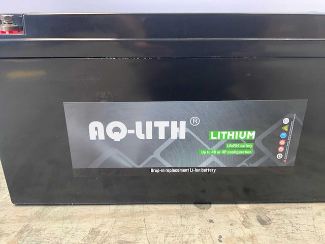 Aq-lith - life p04 battery camper - 12,8v 200 ah - accu - afbeelding 4 van  7