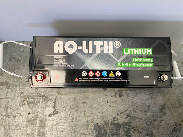 Aq-lith - life p04 battery camper - 12,8v 200 ah - accu - afbeelding 5 van  7