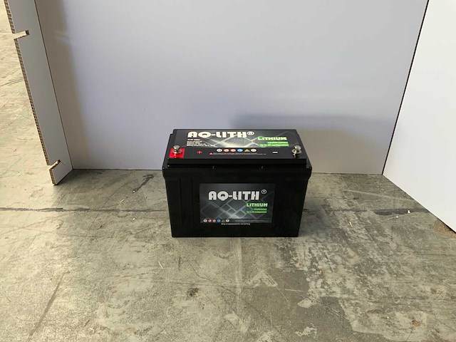 Aq-lith - lifep04 battery - 12,8v 100ah - accu (3x) - afbeelding 1 van  8