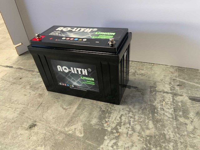 Aq-lith - lifep04 battery - 12,8v 100ah - accu (3x) - afbeelding 2 van  8