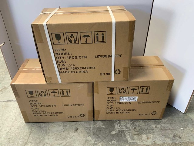 Aq-lith - lifep04 battery - 12,8v 100ah - accu (3x) - afbeelding 8 van  8