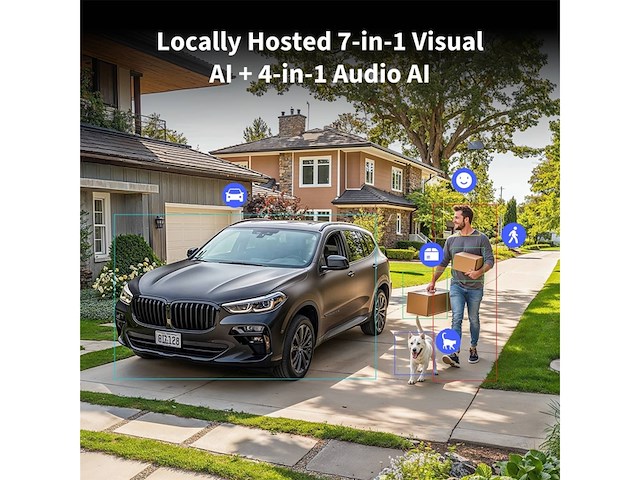 Aqara camera hub g5 pro grijs 2k outdoor beveiligingscamera poe nachtzicht matter &zigbee hub - afbeelding 2 van  5