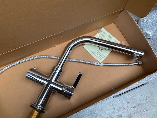 Aqua hot+ 3-in-1 kokendwaterkraan chroom met 5 liter boiler - afbeelding 3 van  12