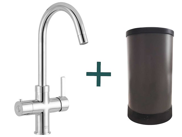 Aqua hot+ 3-in-1 kokenwaterkraan met 5 liter boiler - afbeelding 1 van  10