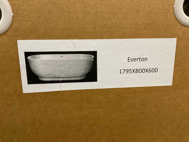 Aqua prestige everton 1795x800mm vrijstaand bad - afbeelding 6 van  6