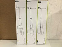 Aqua su - sumari - glijstangset met handdouche zonder hoofddouchekop (3x) - afbeelding 1 van  4