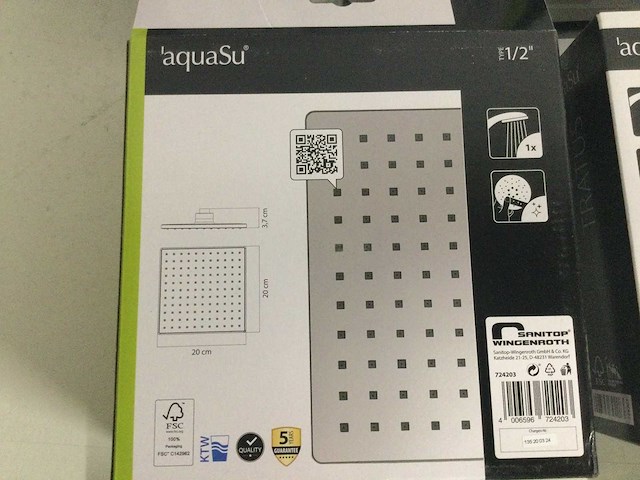 Aqua su - tratus - regendouche koppen (8x) - afbeelding 3 van  4