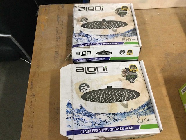 Aqua su/aloni - tratus - stortdouchekop vierkant en rond (5x) - afbeelding 2 van  6