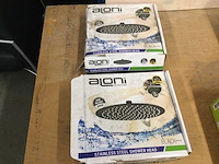 Aqua su/aloni - tratus - stortdouchekop vierkant en rond (5x) - afbeelding 2 van  6