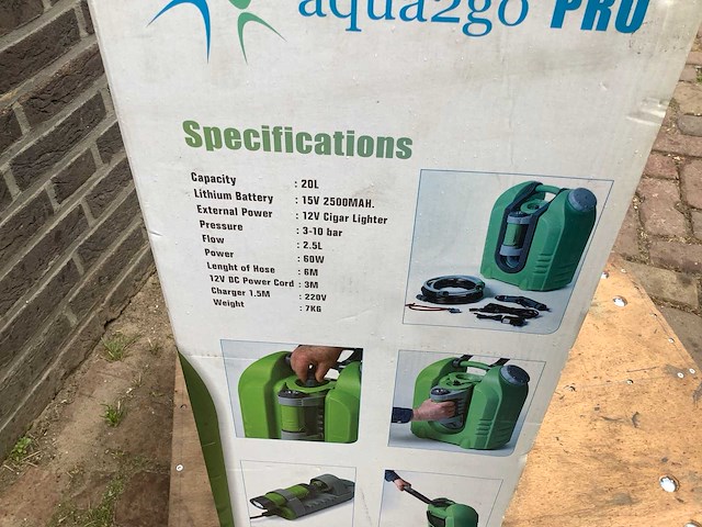 Aqua2go pro hogedrukreiniger - afbeelding 3 van  3