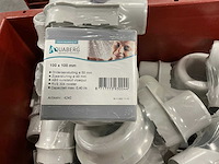 Aquaberg abs doucheput rvs 100x100mm (25x) - afbeelding 2 van  4