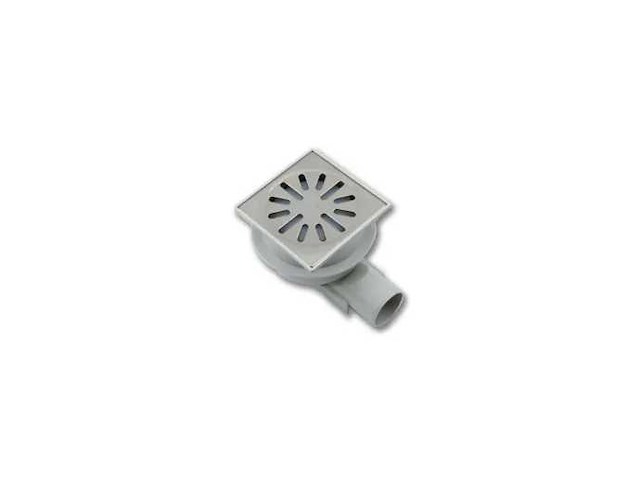 Aquaberg abs doucheput rvs 100x100mm (25x) - afbeelding 4 van  4