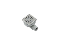 Aquaberg abs doucheput rvs 100x100mm (25x) - afbeelding 4 van  4
