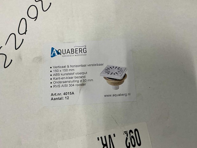 Aquaberg vloerput (12x) - afbeelding 6 van  7