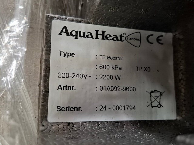 Aquaheat, te-booster - afbeelding 3 van  3