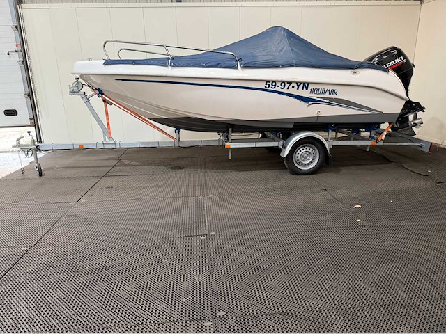 Aquamar - first - suzuki 60 pk - inclusief trailer - consoleboot en visboot - - afbeelding 23 van  31