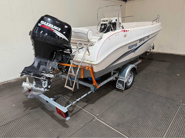 Aquamar - first - suzuki 60 pk - inclusief trailer - consoleboot en visboot - - afbeelding 27 van  31