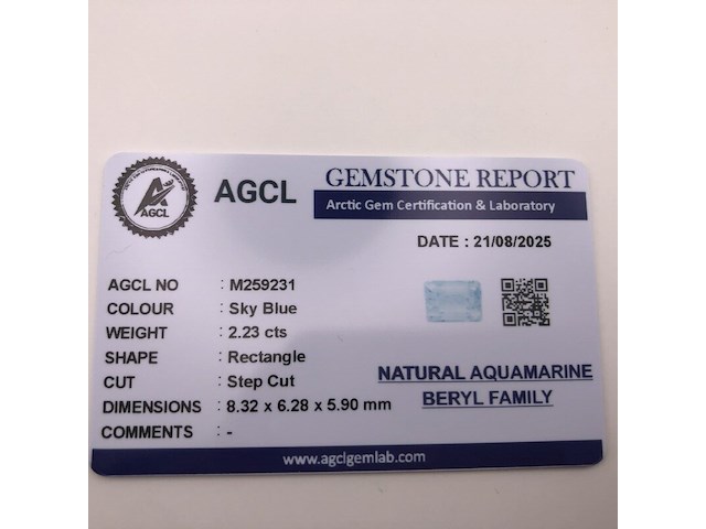 Aquamarijn, blauw - afbeelding 4 van  5