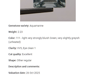 Aquamarijn, blauw - afbeelding 5 van  5