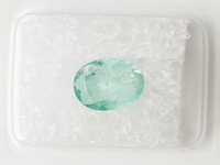 Aquamarine 1.10ct gra certified - afbeelding 1 van  4