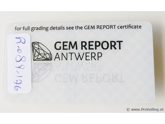 Aquamarine 1.22ct gra certified - afbeelding 3 van  4