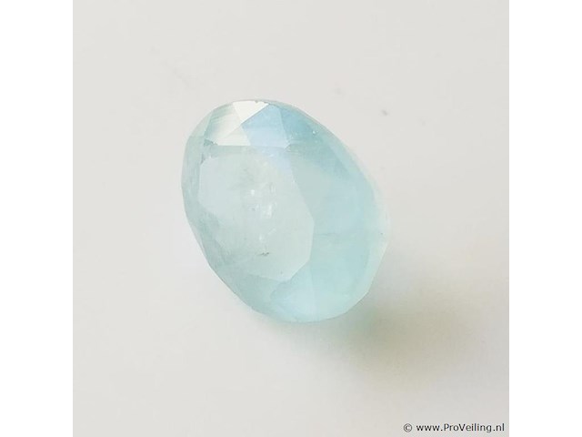 Aquamarine 6.31ct algt certified - afbeelding 2 van  4