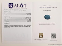 Aquamarine 6.31ct algt certified - afbeelding 4 van  4