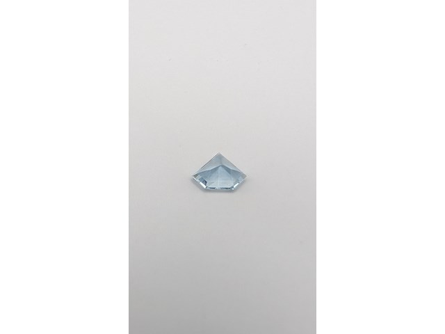 Aquamarine | fancy step cut | 1.21cts, blauw - afbeelding 3 van  5