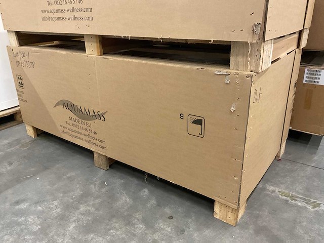 Aquamass varech mixactiv 6+6+12 jets 180x80cm bad met whirlpoolsysteem - afbeelding 2 van  4